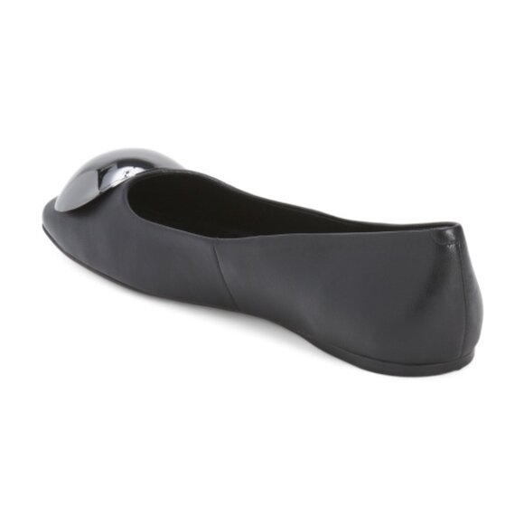 NEW FRANCO SARTO Leather Amaya Flats in black for women 1225 3m7 - Picture 9 of 11